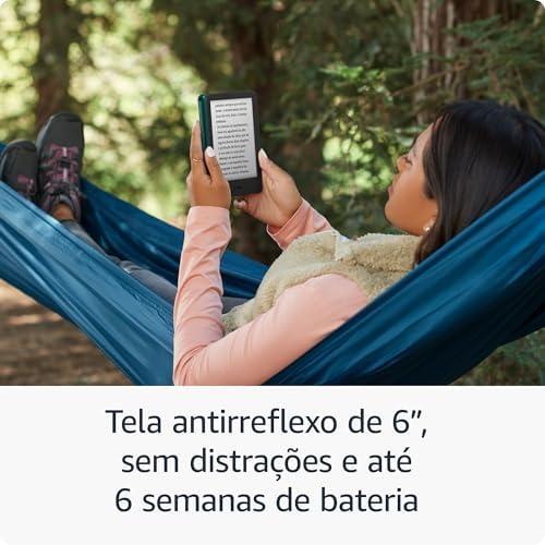         Novo Kindle (16 GB - modelo 2024) - Leve e compacto, com tela antirreflexo, trocas de página mais rápidas, luz frontal ajustável e bateria de longa duração - Cor Preta       