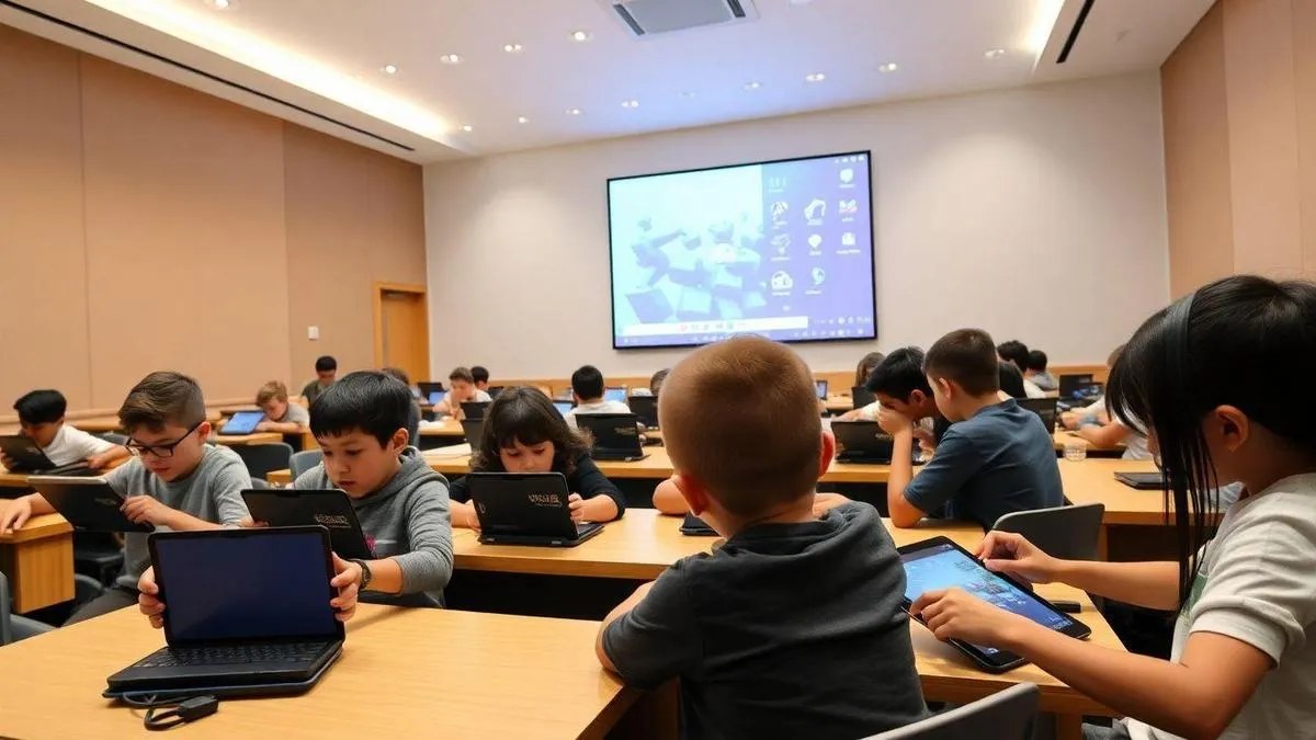 Tablets com sistema operacional Android para uso educacional em sala de aula