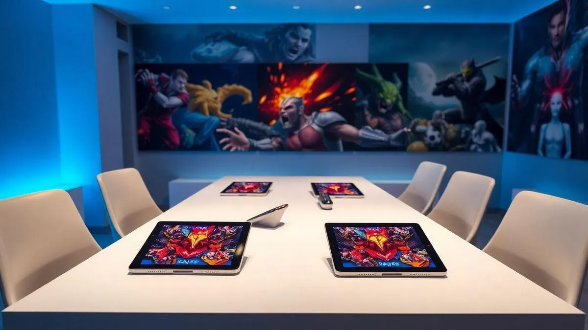 Tablets para gaming com gráficos de alta qualidade e desempenho ágil